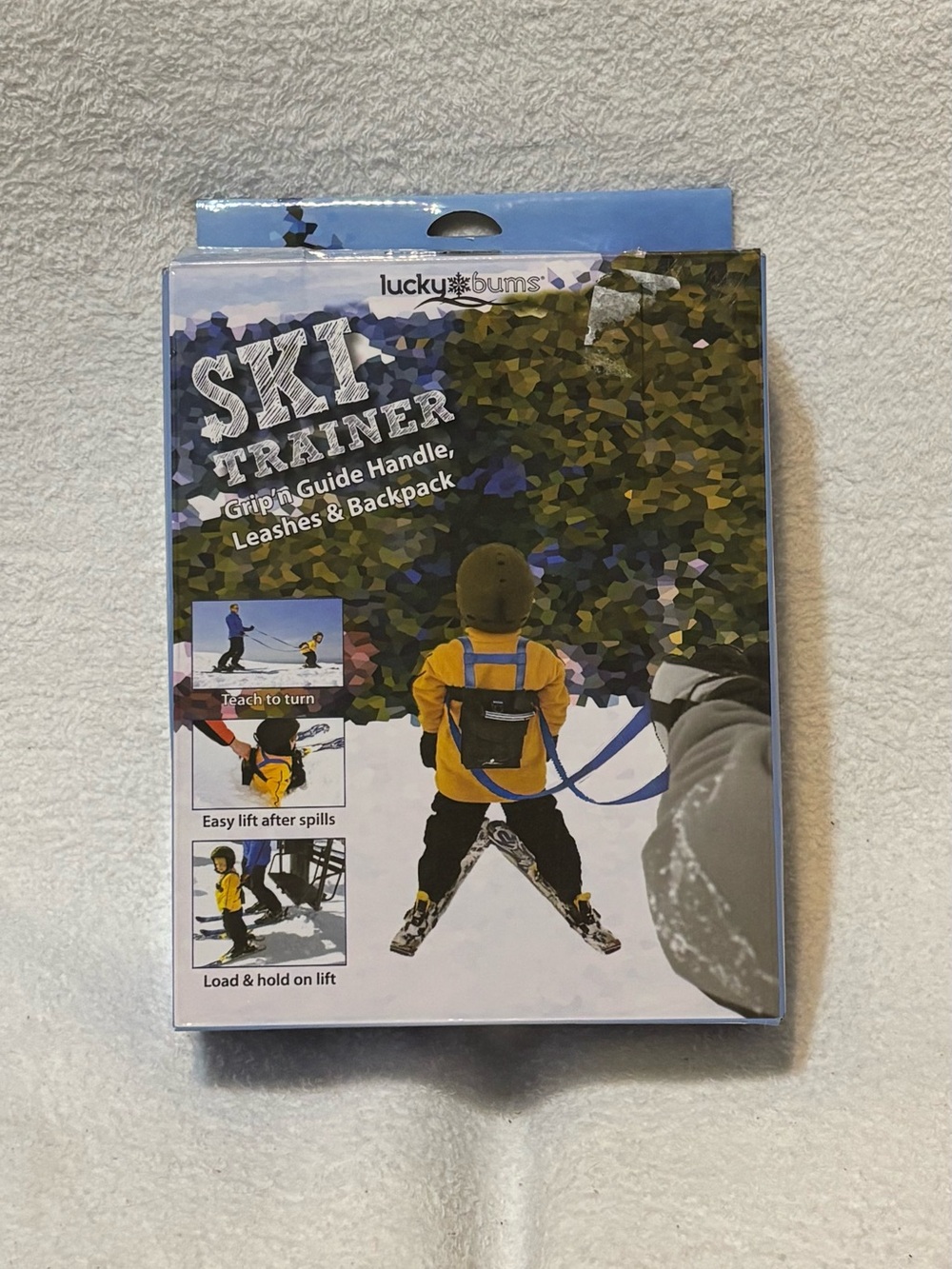 Lucky Brand Blue & Black Ski Trainer Harness with Leashes